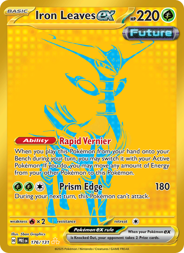 Iron Leaves ex - Pokémon TCG Card