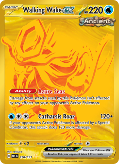 Walking Wake ex - pokemon TCG Card