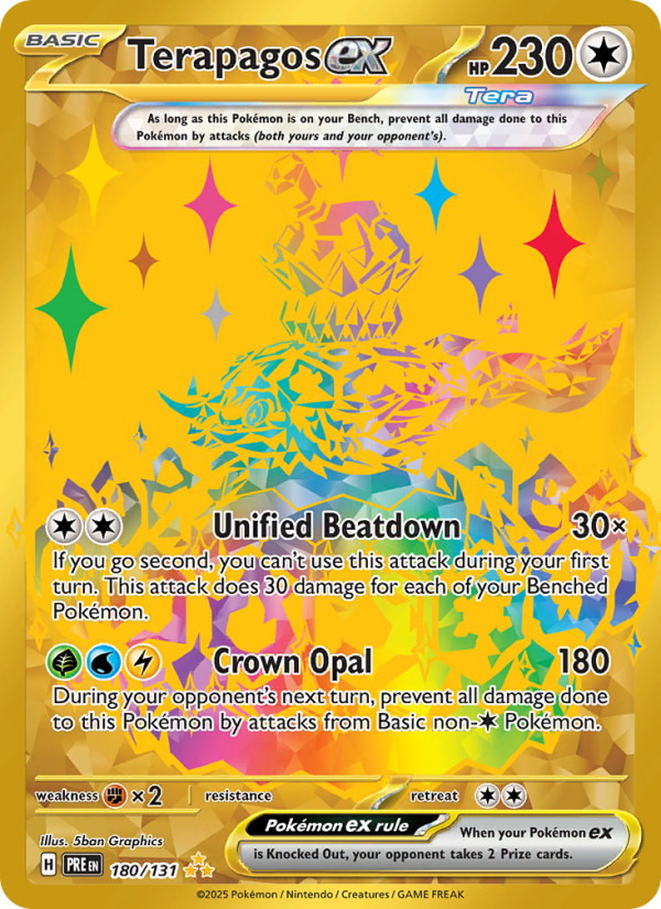 Terapagos ex - Pokémon TCG Card