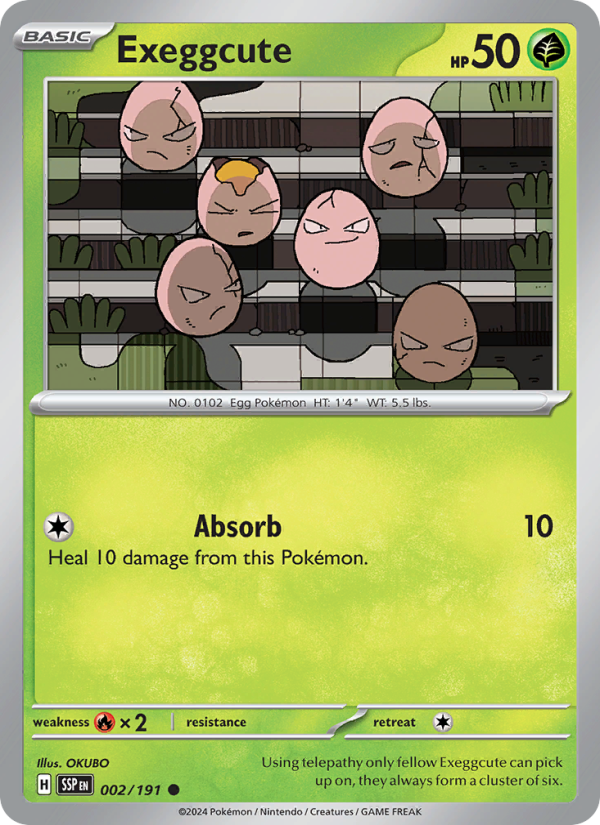 Exeggcute - Pokémon TCG Card