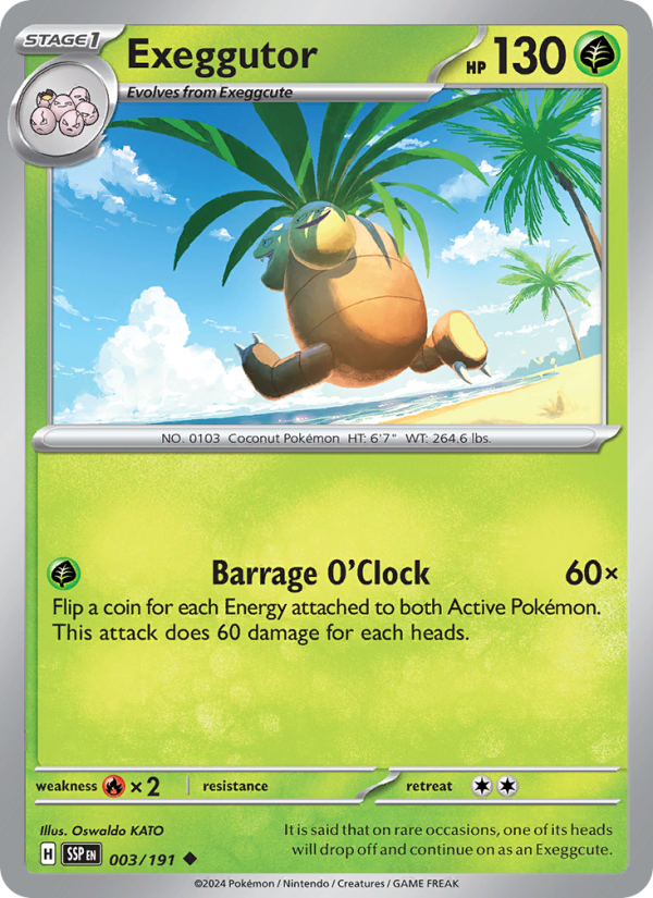 Exeggutor - Pokémon TCG Card