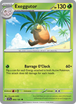 Exeggutor - pokemon TCG Card