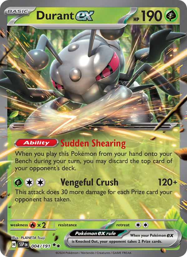 Durant ex - Pokémon TCG Card