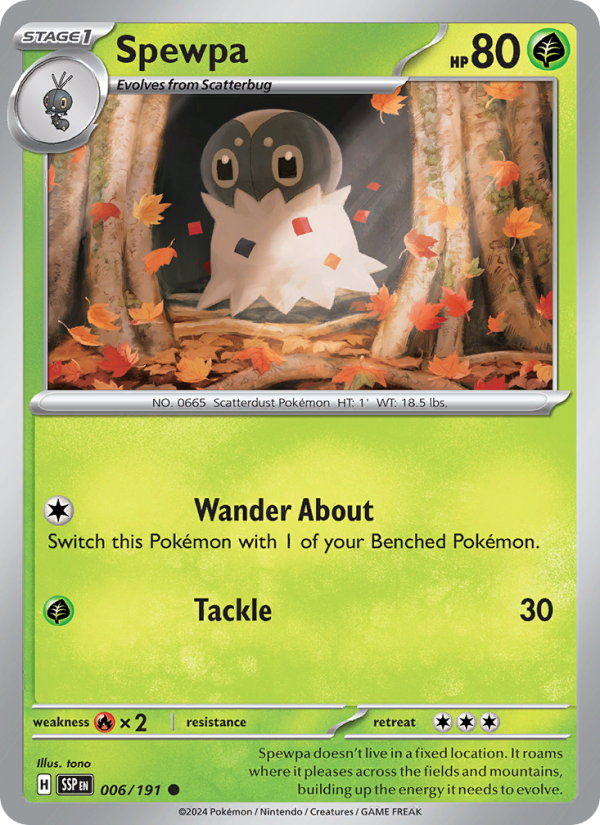 Spewpa - Pokémon TCG Card
