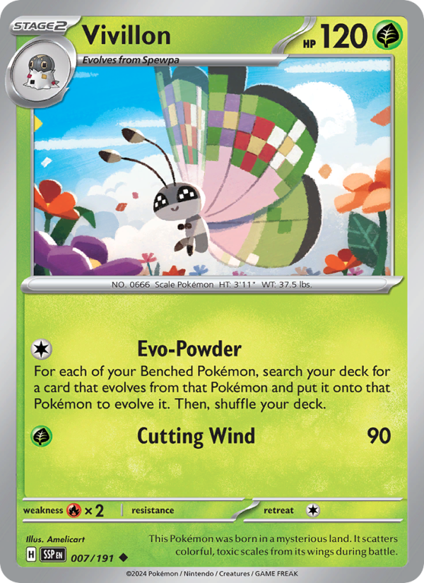 Vivillon - Pokémon TCG Card