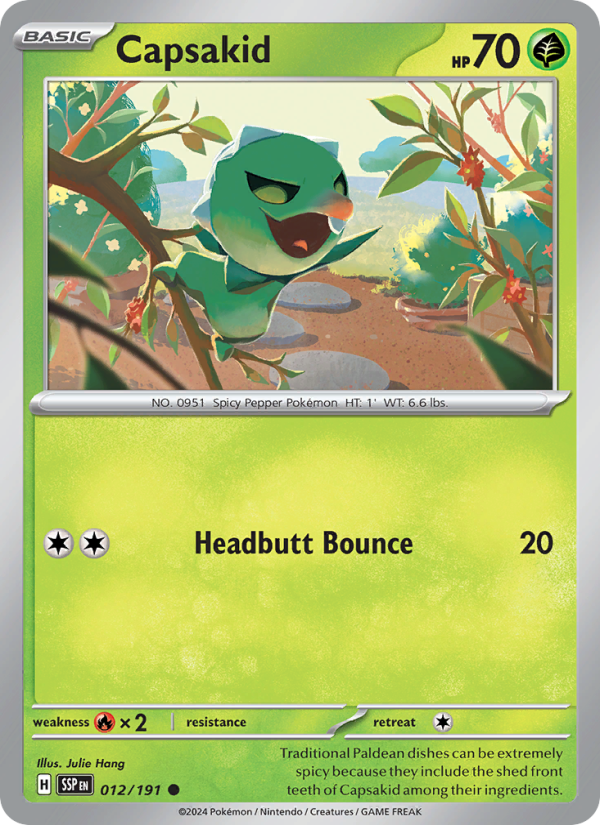 Capsakid - Pokémon TCG Card