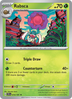 Rabsca - pokemon TCG Card