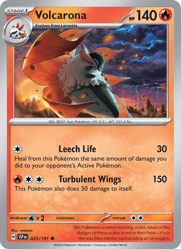 Volcarona - Pokémon TCG Card