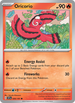 Oricorio - pokemon TCG Card