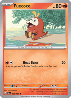 Fuecoco - pokemon TCG Card