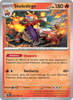 Skeledirge - pokemon TCG Card
