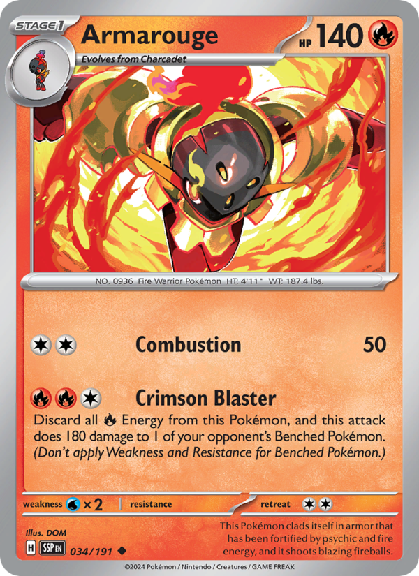 Armarouge - Pokémon TCG Card