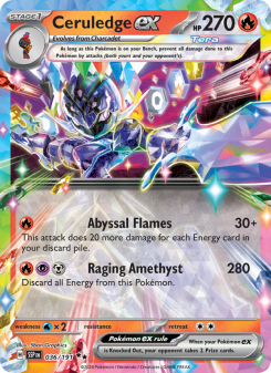 Ceruledge ex - pokemon TCG Card