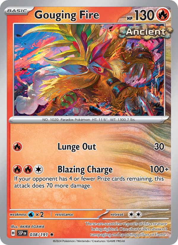 Gouging Fire - Pokémon TCG Card