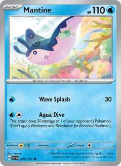 Mantine - pokemon TCG Card