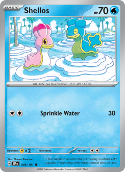 Shellos - pokemon TCG Card