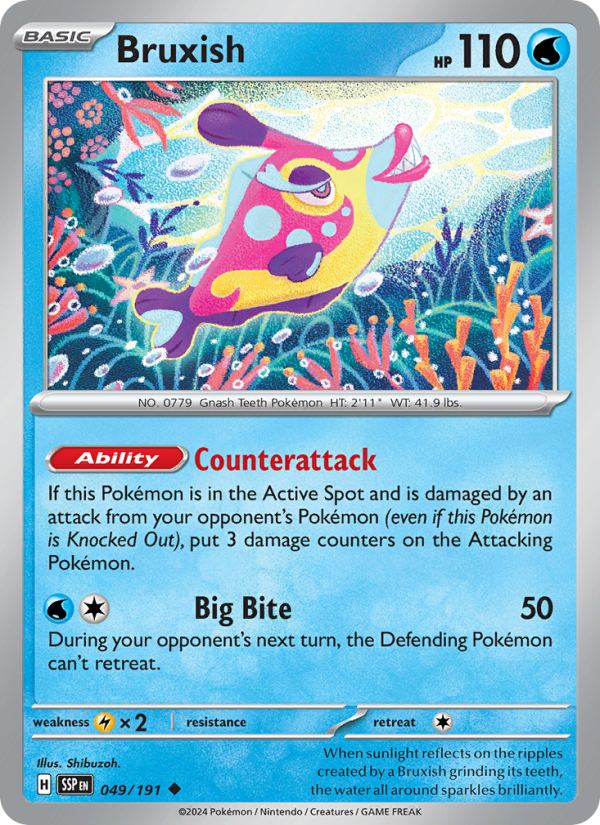 Bruxish - Pokémon TCG Card