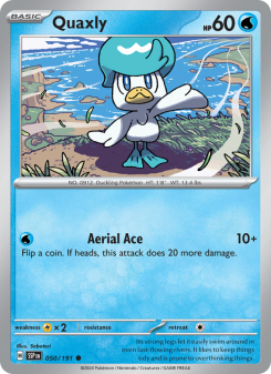 Quaxly - pokemon TCG Card