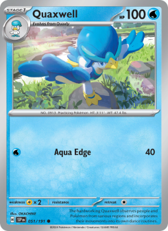 Quaxwell - pokemon TCG Card