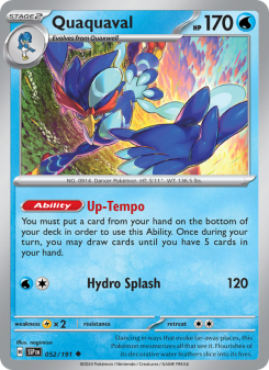 Quaquaval - pokemon TCG Card