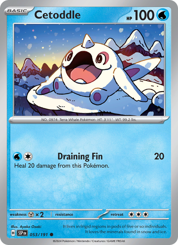 Cetoddle - Pokémon TCG Card