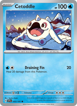 Cetoddle - pokemon TCG Card
