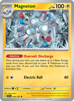 Magneton - pokemon TCG Card