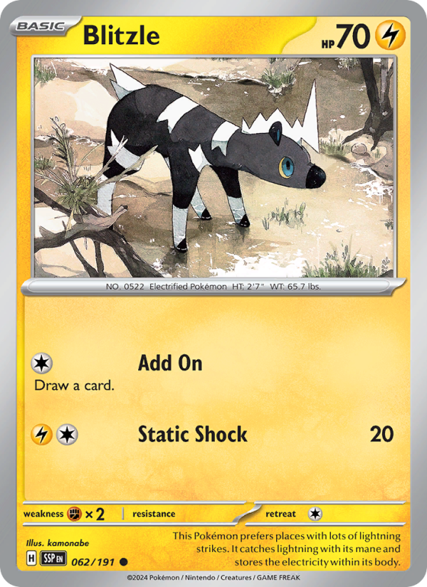Blitzle - Pokémon TCG Card