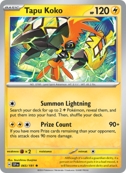 Tapu Koko - pokemon TCG Card