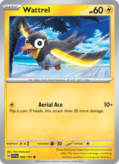 Wattrel - pokemon TCG Card
