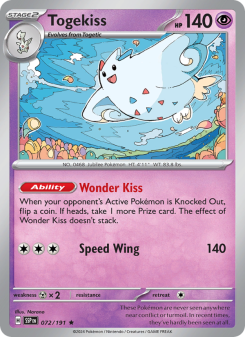 Togekiss - pokemon TCG Card