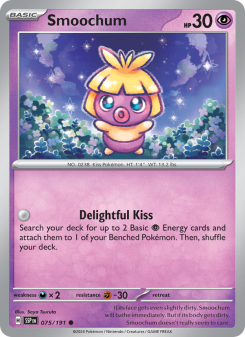 Smoochum - pokemon TCG Card
