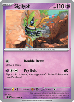 Sigilyph - pokemon TCG Card