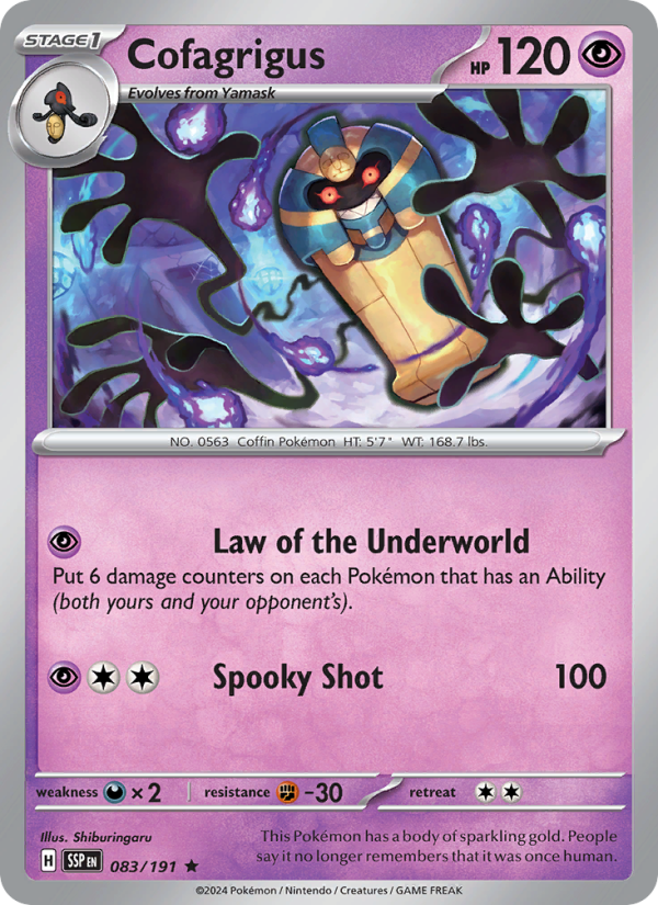Cofagrigus - Pokémon TCG Card