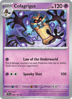 Cofagrigus - pokemon TCG Card