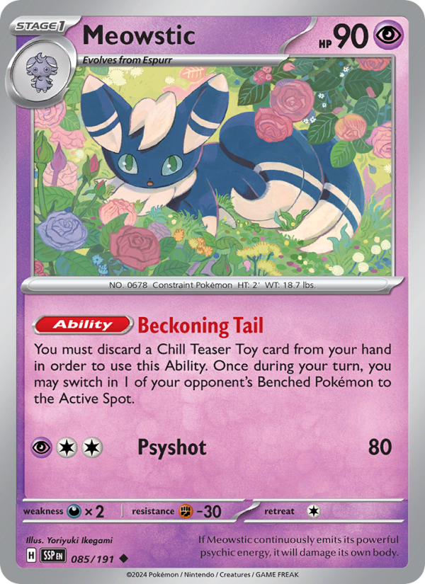 Meowstic - Pokémon TCG Card