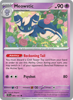Meowstic - pokemon TCG Card