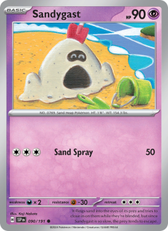 Sandygast - pokemon TCG Card