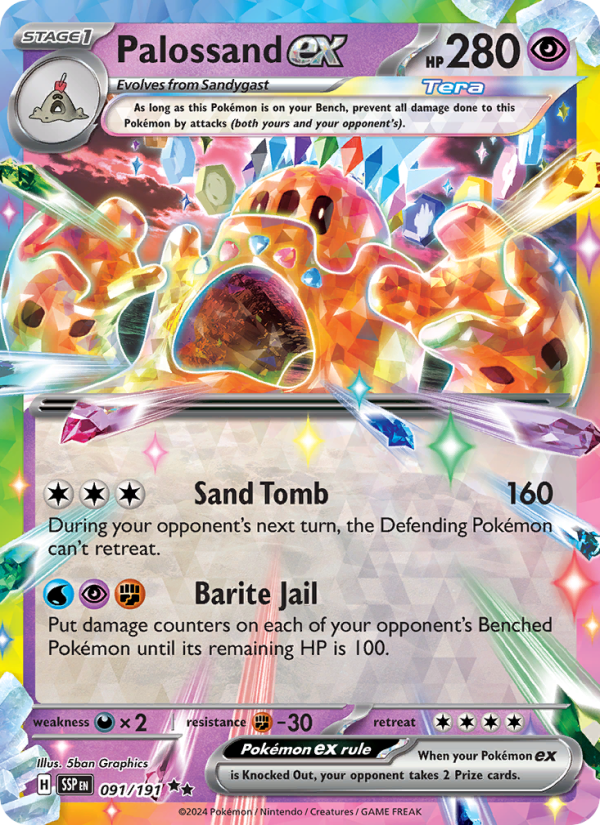 Palossand ex - Pokémon TCG Card
