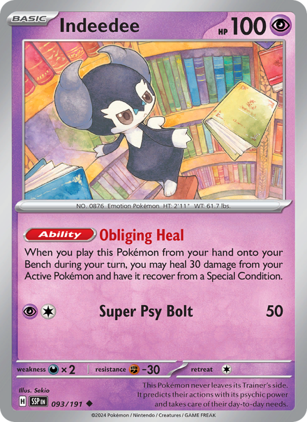 Indeedee - Pokémon TCG Card