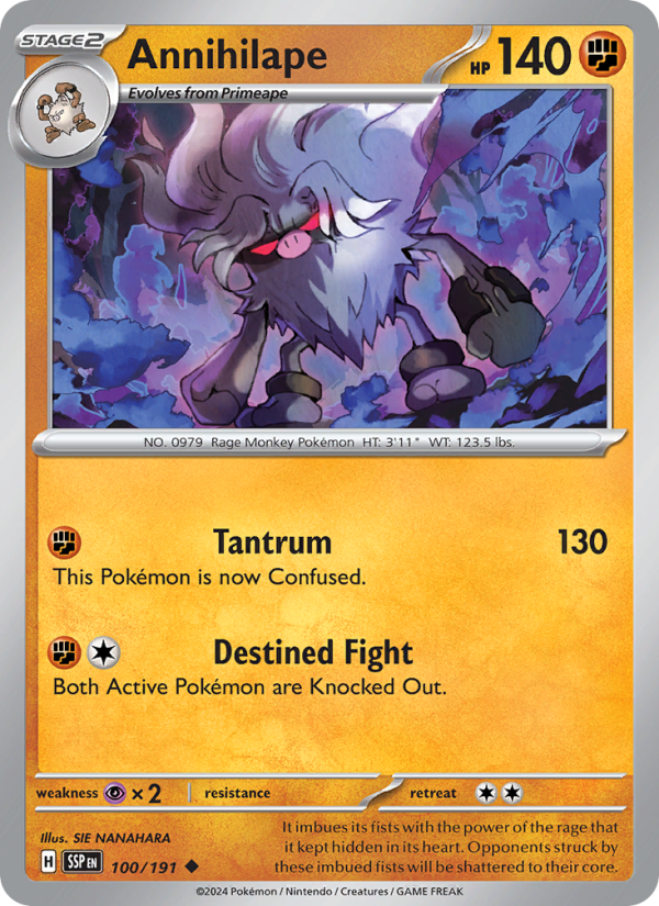 Annihilape - Pokémon TCG Card