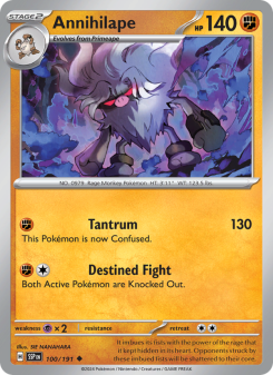 Annihilape - pokemon TCG Card