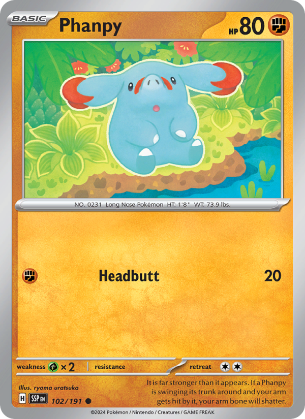 Phanpy - Pokémon TCG Card