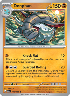 Donphan - pokemon TCG Card