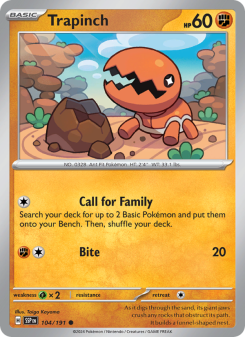 Trapinch - pokemon TCG Card