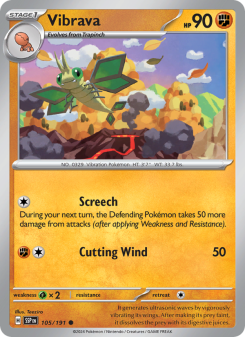 Vibrava - pokemon TCG Card