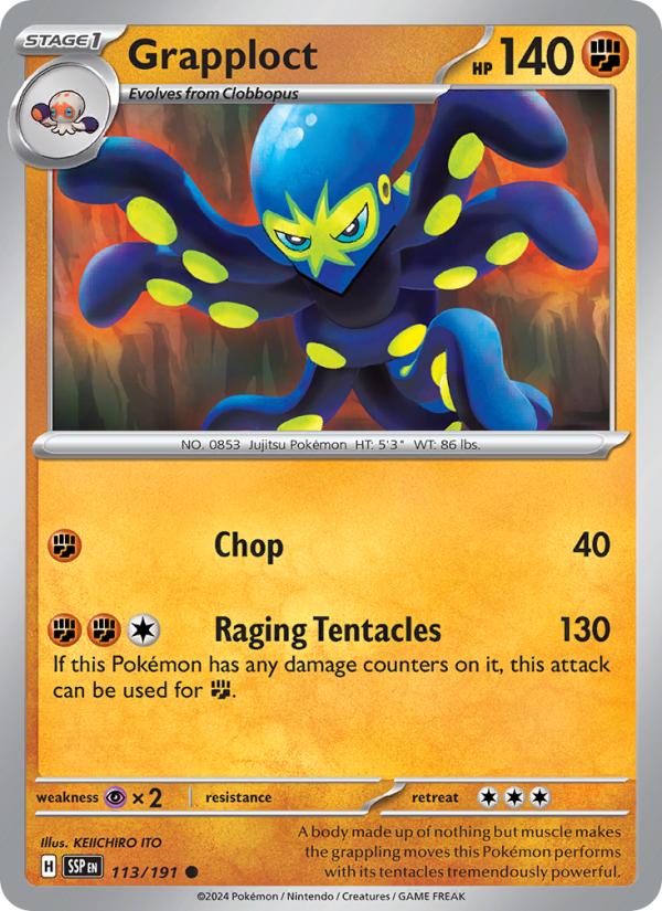 Grapploct - Pokémon TCG Card