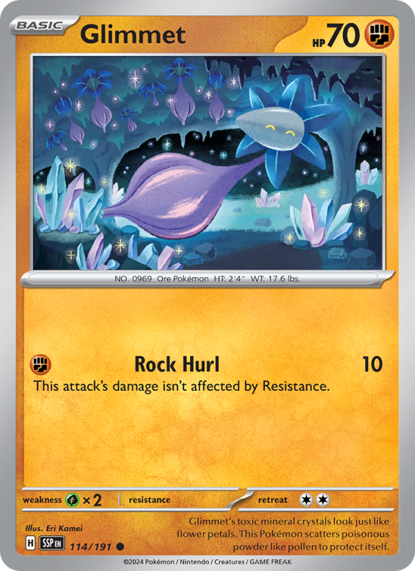 Glimmet - Pokémon TCG Card