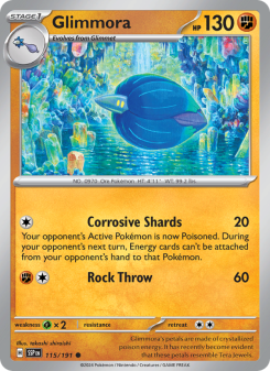 Glimmora - pokemon TCG Card