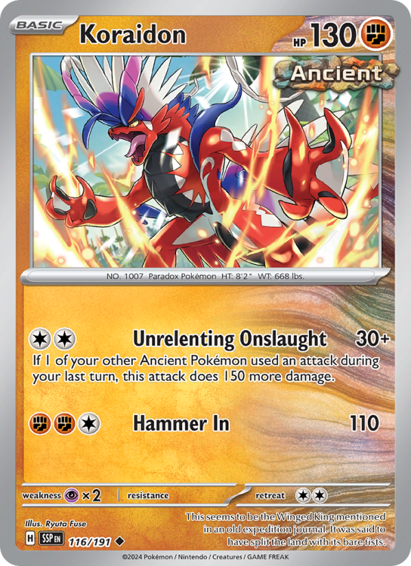 Koraidon - Pokémon TCG Card